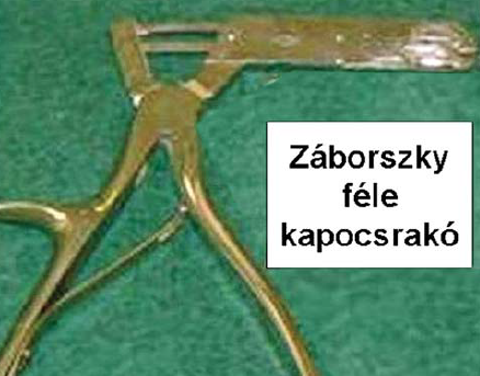 Záborszky-féle, magyar automata kapocsberakó.